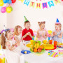 JOYUE 50 PCS Anniversaire Licorne, Bracelets, Porte Clés, Tatouage Enfant, Epingle à Cheveux, Signet, Bracelets Slap, Jouet Kit 