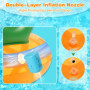 COOLJOYA Flottant Hamac Gonflable Hamac Flottant Piscin Recliner Matelas Fauteuil Gonflable Chaise Longue Flotteur Jouets de Pis