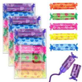 Lixiluxia 24 Pièces Mini Stylos Surligneurs, 6 Couleurs Fluo Pastel, Mini Surligneur Kawaii, Marqueurs et Surligneurs pour Enfan