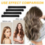 Lixiluxia 4 Pièces Bigoudis Cheveux, Boucle Sans Chaleur, Boudin Cheveux Boucles Overnight Blowout, Heatless Hair Curlers, Roule