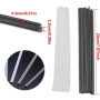 Gendako 50Pcs Tiges Soudage Plastique Bâtons de Soudage ABS/PP/PVC/PE Baguette Plastique Baguette de Soudage Plastique Soudage S