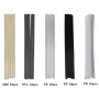Gendako 50Pcs Tiges Soudage Plastique Bâtons de Soudage ABS/PP/PVC/PE Baguette Plastique Baguette de Soudage Plastique Soudage S