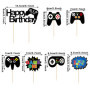 Décoration Gâteau Anniversaire Thème Jeu Vidéo, 13 Cake Toppers Gaming, Décorations Thème Consoles, Joyeux Anniversaire, Toppers