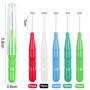 Magrimaxio 50 Pièces Brossettes Interdentaire avec la 5 Couleurs, Brossette Interdentaires avec Couvercle, Brosses Outil de Nett