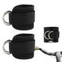 iCovalescent 2 Pièces Sangle Cheville Musculation Poulie, Ankle Straps pour Sport, Sangle Musculation, Entraînement des Fessiers