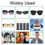 iCovalescent 20 Paires Coussinet Lunettes Nez, Antidérapants Coussinets de Nez à Lunettes Auto-Adhésives, pour Lunettes de Solei