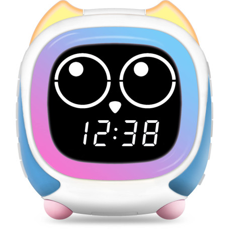 iTOMA Addo Réveil Lumière, Lampe De Chevet Simulation Lever du Soleil/Coucher De Soleil, Grandir Entraîneur De Montre pour Enfan