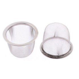 sourcing map 2pcs Filtre Théière Maille Thé Infuseur Filtre Tisane Crépine Filet Thé Panier Passoire épice métallique en Acier I