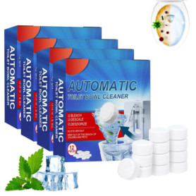 SGZIOO 48 Pièces Pastilles Nettoyantes WC, Tablette WC Reservoir, Tablettes de Nettoyage pour Réservoir de Chasse d'Eau, pour Un