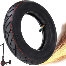 Jadeshay Pneu Trotinette Electrique, 10 Pouces Roues de Trottinette, Scooter Pneus et Chambre a Air Trotinette Electrique
