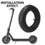 Jadeshay Pneu Trotinette Electrique, 10 Pouces Roues de Trottinette, Scooter Pneus et Chambre a Air Trotinette Electrique