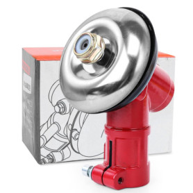 Viabrico renvoi d'angle debroussailleuse 26mm-9 Dents, tête d'engrenage Universelle pour debroussailleuse argenté