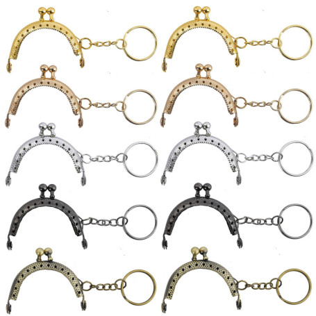 MengH-SHOP Arc en Métal Cadre Baiser Fermoir Serrure Semi-Circulaire Sac À Main Sac Cadre Fermoir Serrure Fermoirs Craft Cadre a