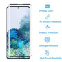 Tzstz 3+3 Pièces Verre Trempé Protecteur，pour Samsung Galaxy S20 4G/ 5G，3D couverture plein écran，Dureté 9H，Anti Rayures，Samsung