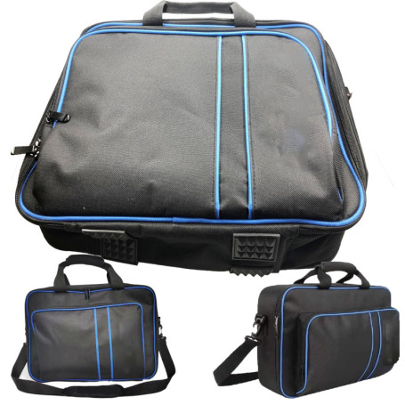 Lelukee Sac de transport Lelukee pour PS5, Housse de protection antichoc du système de jeu pour console PS5 et accessoires