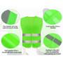 Hitopin Gilet de Sécurité, 10PCS Gilet de Sécurité Réfléchissant, Gilet Réfléchissant, Gilet De Sécurité Haute Visibilité, Gilet