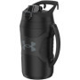 Under Armour Playmaker Carafe de sport, bouteille d'eau avec poignée, isolation en mousse et résistante aux fuites, 1,9 l, noir/