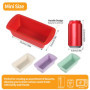 FHISKUNYU Moule Gâteau Silicone, Moule Silicone Air Fryer, Set de 4 Moules à Pâtisserie – Flexibles, Antiadhésifs et Faciles à N