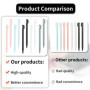 Lot de 10 stylets pour Nintendo DS Lite, stylet pour Nintendo 3ds, 3DS XL, NDS, DSL & New 3DS XL, accessoires pour écran tactile