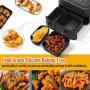 24 Pièces Accessoires Airfryer pour Philips Airfryer Dual Basket 3000 Series NA350 Airfryer,Accessoires Plat pour Philips Airfry