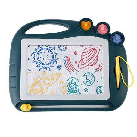 Atliberswo Ardoise Magique, Tablette Dessin Enfant, Tableau Magique avec 3 Tampons, Jouet Tableau pour Enfants, Cadeau pour Garç