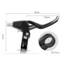 UQMIQURA 1 paire de leviers de frein pour vélo - Pièces de rechange - Poignée de frein de vélo - Levier de frein à main pour gui