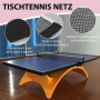 Lot de 2 filets de tennis de table pour chaque table - Filet de ping-pong - Filet de tennis de table pour table à manger - Filet