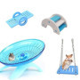Jouet Hamster,3 PCS Hamster Accessoire Pont d’Arc-en-Ciel,Balançoire,Bascule,Adorables Jouets pour Hamster Exercice Fitness Joue