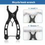 Chaîne de vélo - Kit Réparation Chaîne Vélo - Alliage d'Aluminium - Outil Démonte Chaîne - Pour Réparer Chaînes VTT et Vélo de C