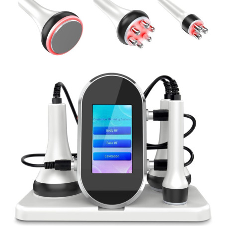 Cozion 40K Corps Amincissant Machine, 3 en 1 Lipocavitation Radiofrequence Appareil Multipolaire Radiofréquence Visage Corp Appa