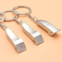 ARFUKA Porte-clés en métal avec pendentif tondeuse à cheveux pour homme, Argenté, Small