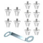 Ruikdly 12pcs Crampons de Rechange Football en Alliage d'aluminium Mixte Cales De Rechange pour Chaussures de Football, 2 Taille