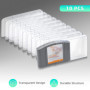 Mcbazel LOT 10 N64 Housse de Protection Transparentes étui de Rangement Cartes de Jeu Anti-Poussière pour Nintendo N64