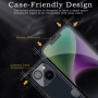 2 Pièces Verre Trempé Anti-Espion pour iPhone 14 avec 2 Pièces Caméra Arrière Protecteur, Protecteur D'écran de Confidentialité,