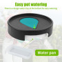 xyuayamz Porte Plante a roulettes, Support Plante Roulette Rond ø 20cm, Capacité de Charge 50kg, Support Pot de Fleur avec Boîte