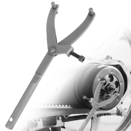 Clé d'embrayage Outil, Outil d'embrayage de Moto Universel pour Moto/Scooter, Clé d'Embrayage a un Design en Forme de Y, Clé à V