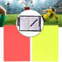 Olakin Set D'Arbitrage Football, Carton Arbitre Footballde Cartons Rouge et Jaune, avec Carnets Scores Crayon et 2 Sifflets en A