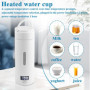 NVIYAM 380ML Bouilloire Electrique Portable,Tasse à eau électrique,Mug de Voyage Chauffant,avec réglage de la température, Bouil