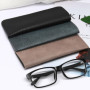 MeoZynxadril 3 pièces étui Lunettes Souple, Cuir PU Etui Lunettes, Pochette à Lunettes Portable, étuis à Lunettes, Pochette Lune