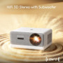 BYINTEK U14 Vidéoprojecteur 4K Home Cinéma 30000 Lumens Full HD Mini Projecteur WiFi6 BT 5.0 1980 x 1020P Autofocus Entièrement 