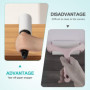 Vinabo Rouleau Poils Animaux, 1 Poignées + 6 Rouleaux Feuilles Adhésives, Rouleau Adhesif Vetement, Lint Roller pour VêTements, 