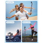 CIRYCASE 177cm Trepied Smartphone, Portable Tête de Trépied Appareil Photo Extensible en Aluminium avec Télécommande sans Fil, P