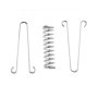 8 pièces Ressort de Tension d'auvent,Accessoires Ressorts de Tension,Ressorts à Ressort de Tension,avec 16 mousquetons,pour Le C