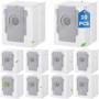 FERRGIA 10 Sacs d'aspirateur Sac rechange pour iRobot Roomba i7 i7+ i3 i3+ i4 i4+ i6 i6+ j7 j7+ i8 i8+S9 S9+ E5 E6 E7 Clean Base