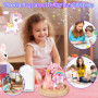 RDDAIPE DIY Veilleuse Licorne Fille, Licorne Bricolage Enfant Loisirs Créatifs Activités Manuelles Fille 3 4 5 6 7 8 9 10 11 12 