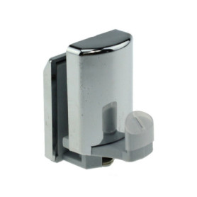 Lot de 4 crochets pour porte de douche - Chromés