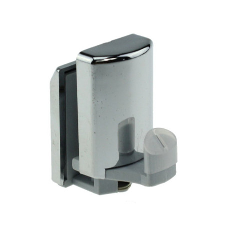 Lot de 4 crochets pour porte de douche - Chromés