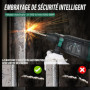 STANEW Marteau Perforateur Filaire SDS Plus 950W, Marteau Perforateur 0-1150RPM/5100BPM avec 4 fonctions et embrayage de sécurit