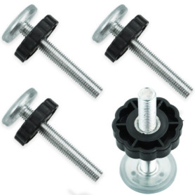 4pcs Fixation par Pression pour la Barrières d’escaliers et de Portes Barrière de Bébé Fixation de la Barrière de Sécurité pour 