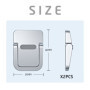 PFLYPF Support d'ordinateur Portable 2 pièces, Support Pliable, Support d'ordinateur Autocollant, Ergonomique et Invisible, Comp